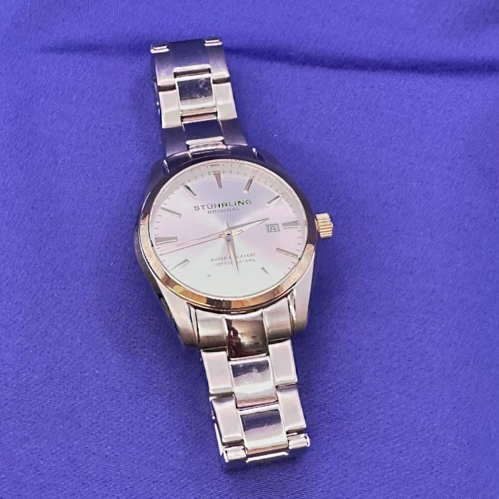 Stuhrling Original Mens Ascot Analog Swiss Watch - Picture 3 of 15